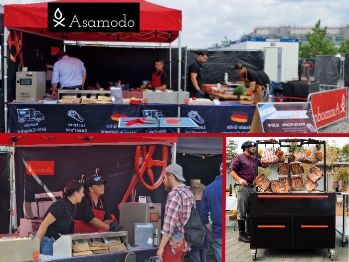 Asamodo by Asado Grillkultur setzt PerfectMoney Kassenautomat Vicky auf Festivals ein, weil es den Ablauf