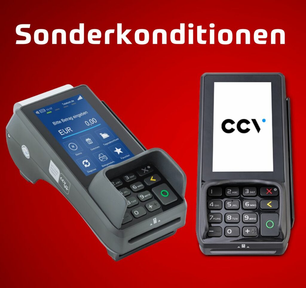 Sonderkonditionen für Kartenterminal CCV Base next