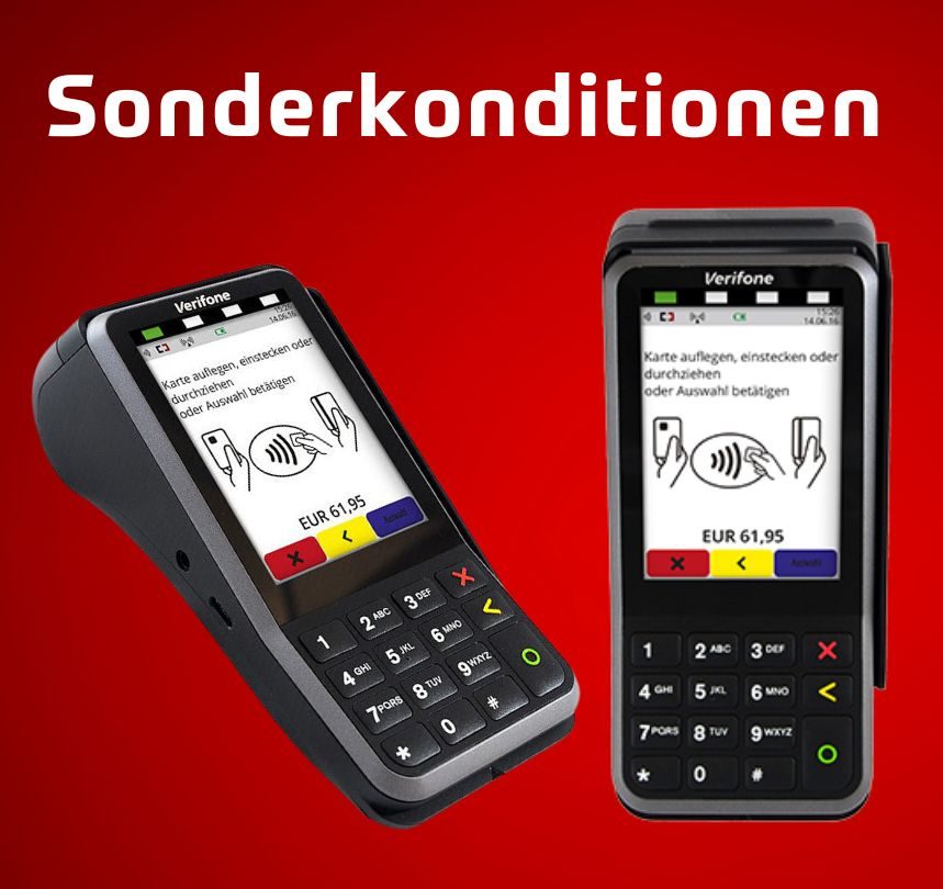 Sonderkonditionen mobiles Kartenterminal Verifone V400m