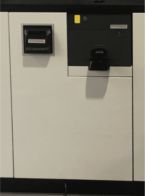 PerfectMoney Untertheken Bezahlautomat UT 824