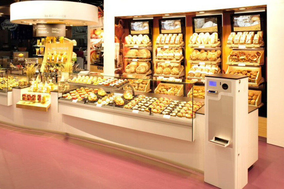 Einbaubeispiel des REC 210 – Bäckerei